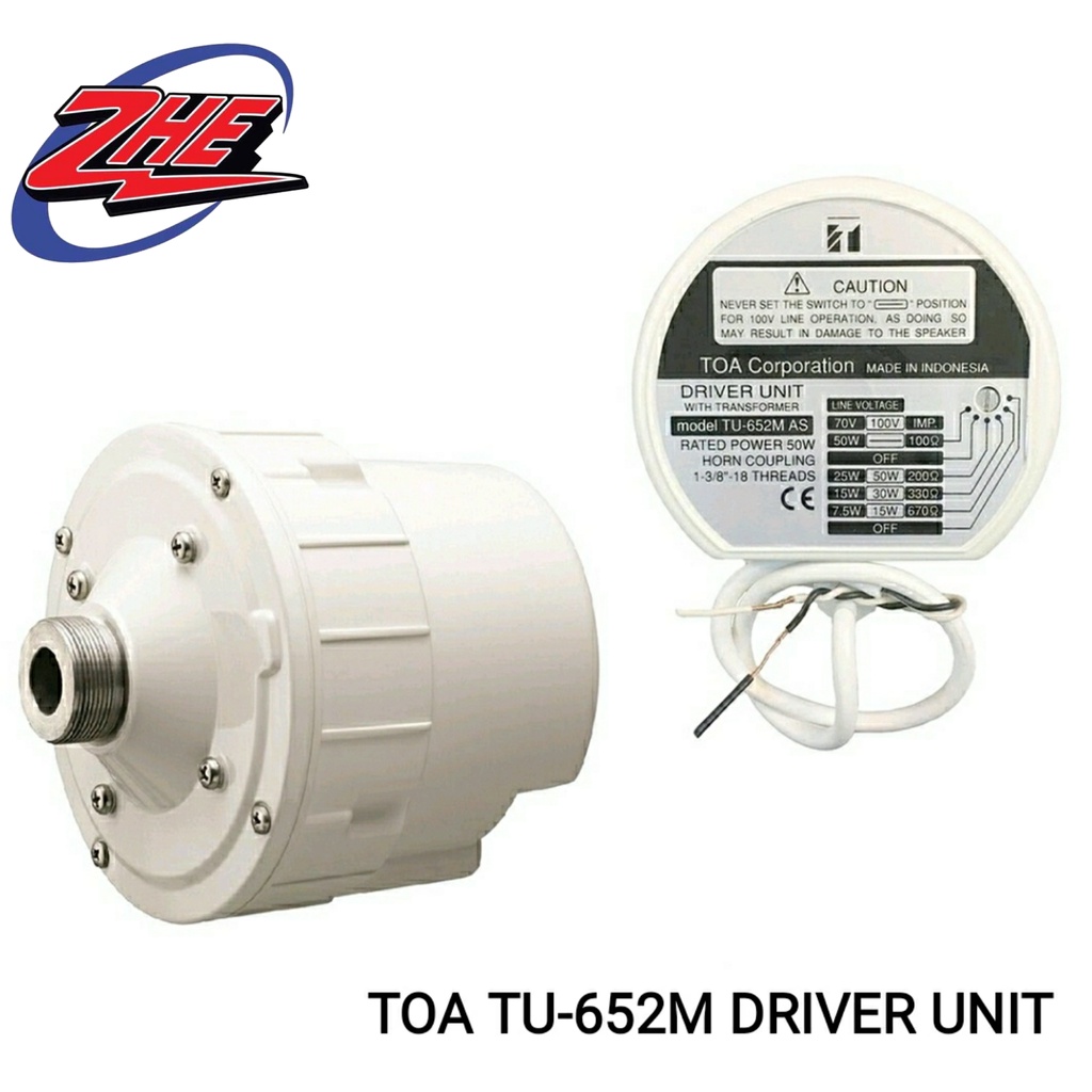 Toa TU-652M 50W HORN DRIVER UNIT พร้อมรถบรรทุก (728-0011) | Shopee Thailand