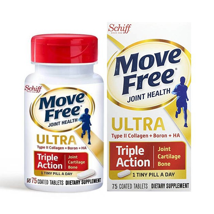ภาพสินค้าSchiff Move Free Ultra Triple Action Joint Supplement, 75 Tablets เสริมสุขภาพข้อกระดูกอ่อนและกระดูก จากร้าน eucerinthiiland บน Shopee ภาพที่ 2