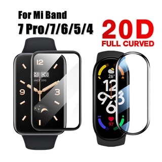 ฟิล์มกระจกนิรภัยกันรอยหน้าจอ 20D สําหรับ Xiaomi Mi Band 7pro 7 6 5 4 Miband 6 5