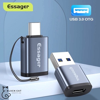 Preferredพร้อมส่ง🔥 Essager หัวแปลง Type C เป็น USB 3.0 3A Adapter รองรับ OTG 5Gbps อะแดปเตอร์ อแดปเตอร์ Adapter Type C