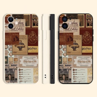 แฮร์รี่พอตเตอร์ เคสไอโฟน 12 11 13 pro max 8พลัส เคส iPhone 14 pro 13 pro max se 2020   Xr Xs X 7 8 plus phone case นิ่ม