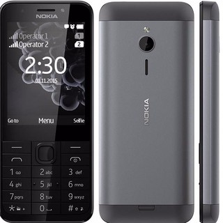 โทรศัพท์มือถือ โนเกียปุ่มกด NOKIA 230 (สีดำ) 2  ซิม จอ 2.8นิ้ว รุ่นใหม่ 2020