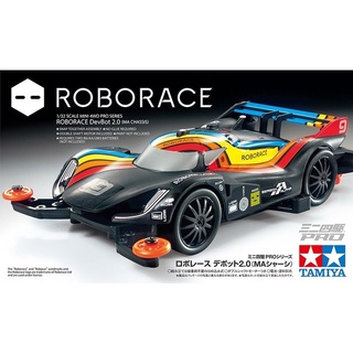 โมเดลรถมินิ4WD Tamiya Mini4WD 1/32 TA18656 Roborace DevBot 2.0 (MA)