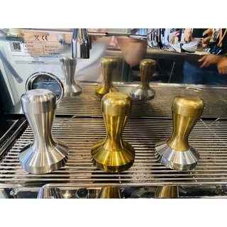 Tamper แทมเปอร์ ที่กดกาแฟ ที่อัดกาแฟ หน้าเรียบ มี 3 แบบ (วัสดุแตนเลส 304 แท้)(วัสดุทองเหลืองแท้) ขนาด 58 mm.