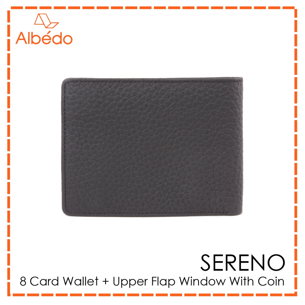 albedo-sereno-8-card-wallet-upper-flap-window-with-coin-กระเป๋าสตางค์หนังแท้-รุ่น-sereno-sr01199