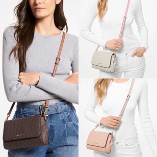 🎀 (สด-ผ่อน) กระเป๋าสะพาย พอช ลายmk 9 นิ้ว 35H8GTTC6B MICHAEL KORS MEDIUM LOGO CONVERTIBLE POUCHETTE CROSSBODY BAG