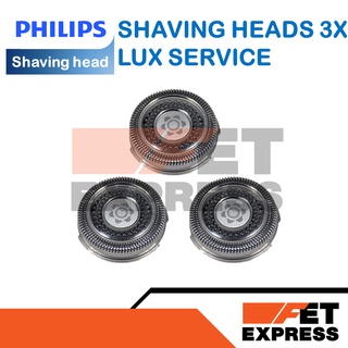 SHAVING HEADS 3X LUX SERVICE ใบมีดโกนอะไหล่แท้สำหรับเครื่องโกนหนวดไฟฟ้า PHILIPS รุ่น SP9860 (422203629701)