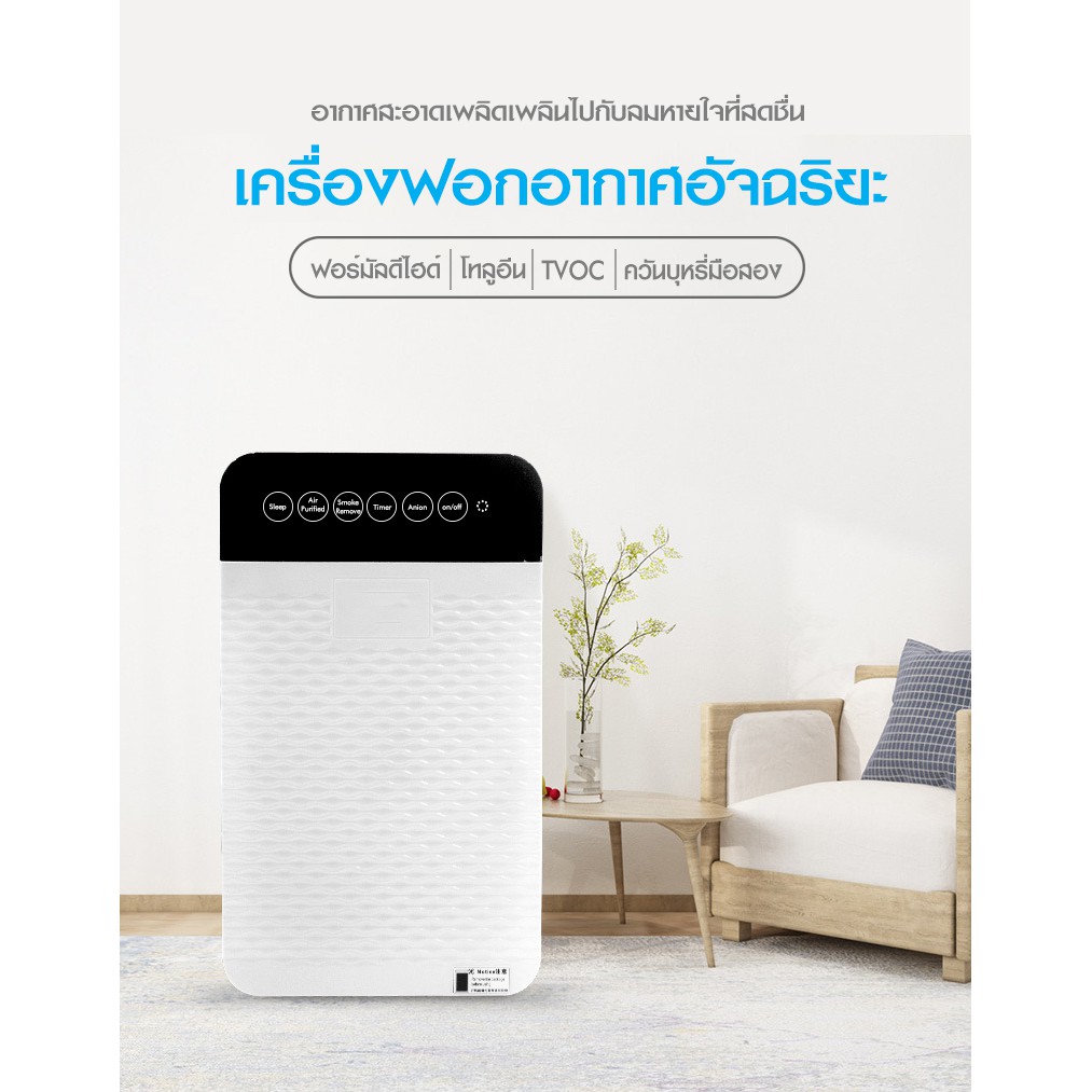 ภาพหน้าปกสินค้า️ ️ ️ ️Air Purifierเครื่องฟอกอากาศ เครื่องกรองอากาศ กรองPM2.5 กำจัดมลพิษสำหรับห้อง32ตรม. จากร้าน comnet บน Shopee