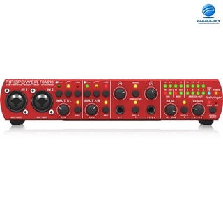 Behringer FCA610 ออดิโออินเตอร์เฟส 24-Bit/96 kHz FireWire/USB Audio/MIDI Interface