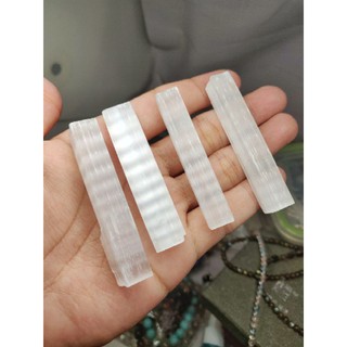 เซเลไนท์​  แท่งเซเลไนท์ เซเลไนท์แบบแท่งพกติดตัวได้ selenite