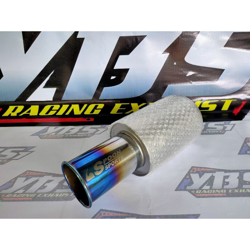 ท่อไอเสียรถยนต์ RACING SPOON SPORTS Blue Sound Cool BAS สําหรับรถยนต์ ...