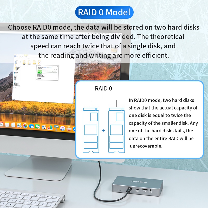 acasis-thunderbolt3-2-4bay-m-2-nvme-ssd-enclosure-raid-รองรับ-pd65w-แท่นชาร์จเร็ว-dp8k60hz-สําหรับแล็ปท็อป