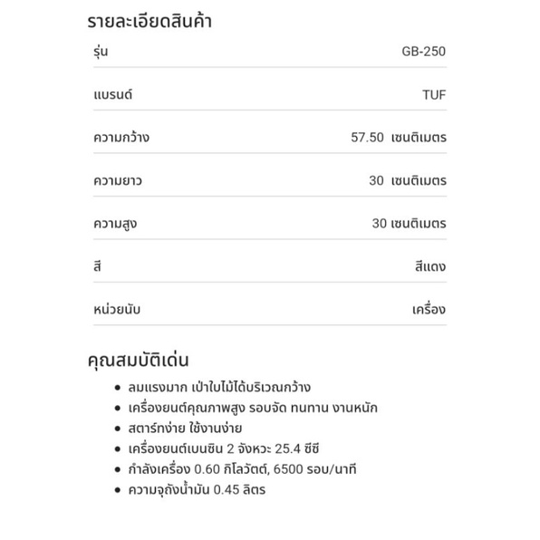 tuf-เครื่องเป่าใบไม้-2-จังหวะ-รุ่นgb-250