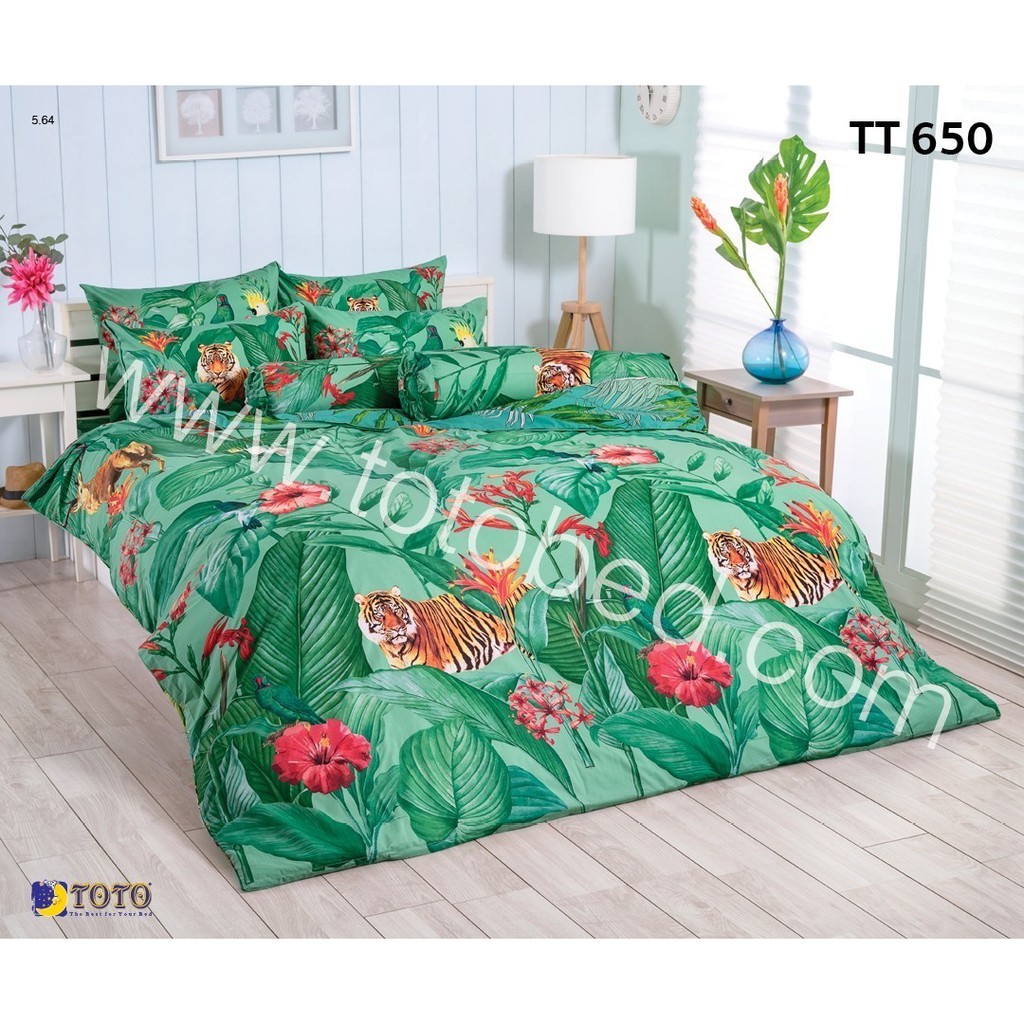 ราคาดีต่อใจ-tt650-ผ้าปูที่นอน-ลาย-trendy-toto