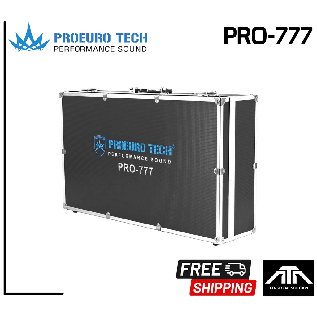 proeurotech-pro-777-ไมค์ลอยมือถือคู่uhf-ไมค์ลอยปรับความถี่-มี2ช่วงความถี่-โปรยูโรเทค-4เสารับสัญญาณ-pro-777-pro777