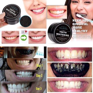 ยาสีฟัน ผงถ่านไม้ไผ่ขัดฟันขาว Teeth whitening (สต๊อกพร้อมส่ง) d18