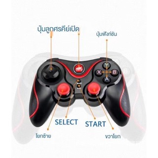 ภาพขนาดย่อของภาพหน้าปกสินค้าจอยเกมบลูทูธไร้สาย จอยเกม สำหรับโทรศัพท์มือถือสมาร์ทโฟนและแท็บเล็ตในระบบ จากร้าน hd_accessory บน Shopee ภาพที่ 2