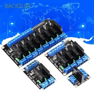 BACK2LIFE Durable Relay Module G3MB-202P Extend Board Solid State Relay Module 5V For Arduino 1 2 4 8 Way 240V 2A 1/2/4/8 Channel Relays Modules