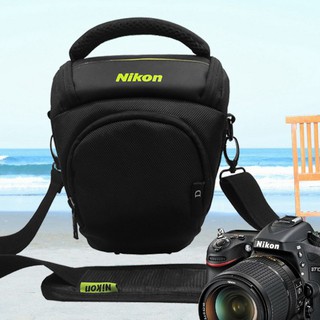 Nikon canon camera package single shoulder SLR camera bag hand-held sloping