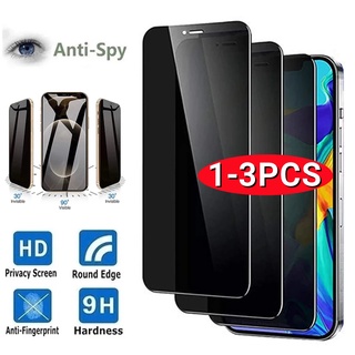 ฟิล์มกระจกนิรภัยกันรอยหน้าจอ เพื่อความเป็นส่วนตัว สําหรับ Realme X Q X2 X50 V5 X7 Q2 GT V11 V15 V3 Q3 Realme GT Neo 2 GT2 Pro Q3 Q2 X50 X2 X7 Pro 3 ชิ้น