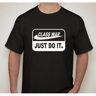 [S-5XL] เสื้อยืด พิมพ์ลายสัญลักษณ์ Class war Just do it symbol ขนาดเล็ก สําหรับผู้ชาย 5 877238