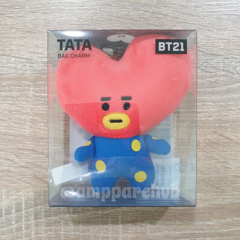 พวงกุญแจบังทัน BTS BT21 Official Bag Charm Plush Key Ring ของแท้ RJ ...