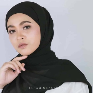 สินค้า ผ้าคลุม ฮิญาบพันยาวชีฟอง ติดอินเนอร์ ฮิญาบ hijab