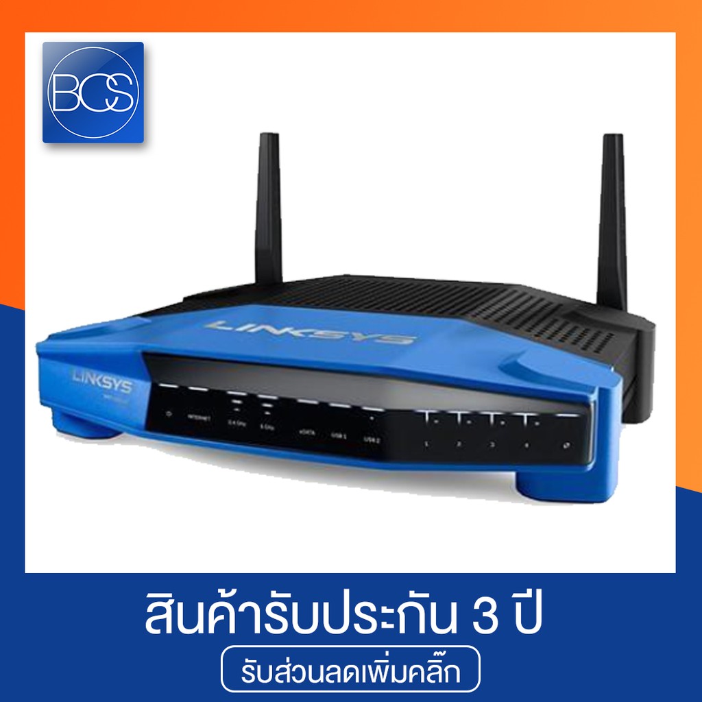 Linksys WRT1200AC AC1200 Dual-Band Wi-Fi Router (เร้าเตอร์) | Shopee ...