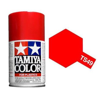 Tamiya Spray Color สีสเปร์ยทามิย่า TS-49 BRIGHT RED 100ML