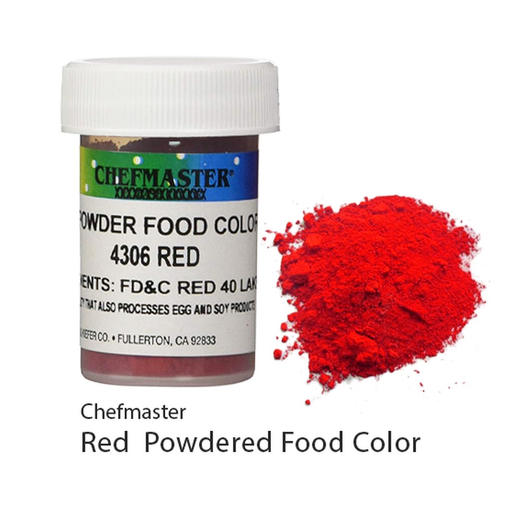 ภาพหน้าปกสินค้าChefmaster 4306 Powder Candy Red 3 g. สีผงผสมอาหาร สีผสมช็อกโกแลต สีแดง จากร้าน allforbaking บน Shopee