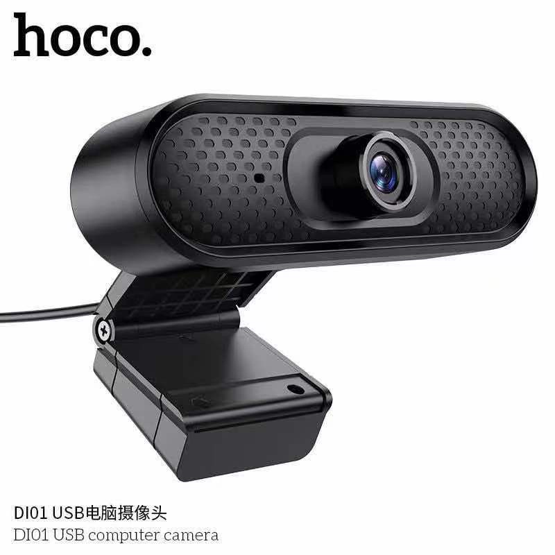 hoco-di01-di06-web-camera-1080p-webcam-กล้องเว็บแคม-ความละเอียด-1080p-และ-2k