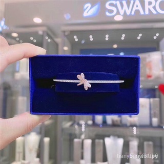 Original แท้จริง Swarovski Elegant Lady สร้อยข้อมือคริสตัลแมลงปอ ส่งแฟน OKKa fiwO