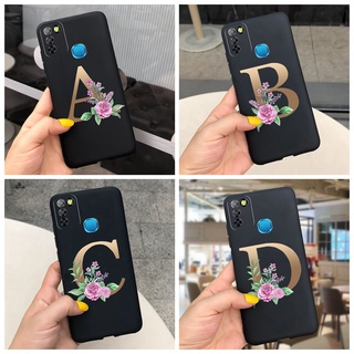 เคสโทรศัพท์มือถือ ซิลิโคน กันกระแทก ลายตัวอักษรน่ารัก สําหรับ Infinix Smart 5 X657 X657C Infinix Hot 10 Lite X657B Smart5