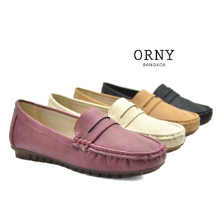 ภาพย่อรูปภาพสินค้าแรกของครบไซส์ 1240 ORNY(ออร์นี่) Penny Loafers รองเท้าโลฟเฟอร์ รองเท้าส้นแบน