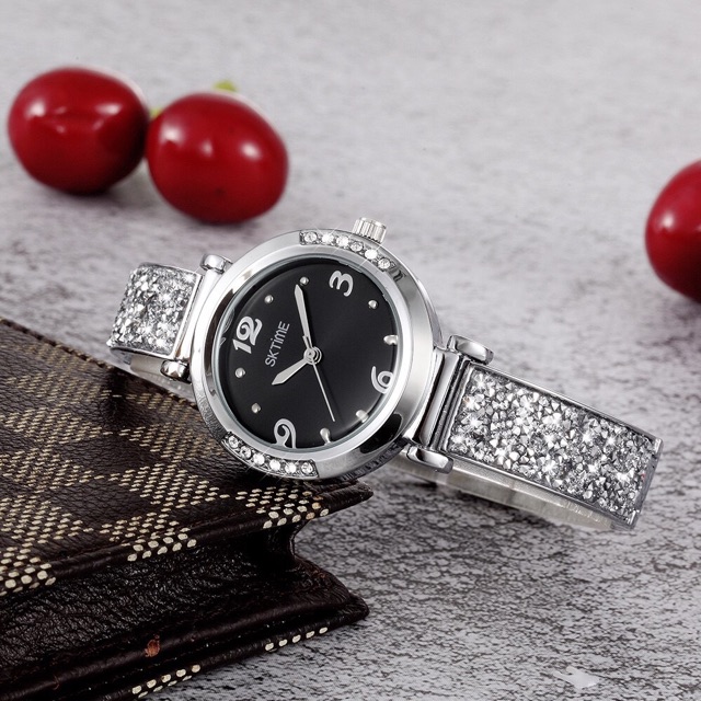 ภาพหน้าปกสินค้า️หมดแล้วหมดเลย ️ นาฬิกา SK Time % รุ่น D21012 มีเก็บเงินปลายทาง จากร้าน labelshop บน Shopee