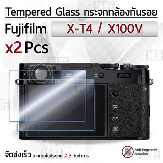 กระจก FujiFilm รุ่น  X-T4 / X100V กระจกกันรอย ฟิล์มกันรอย กระจกนิรภัย ฟิล์มกระจก กล้อง เคส - Tempered Glass