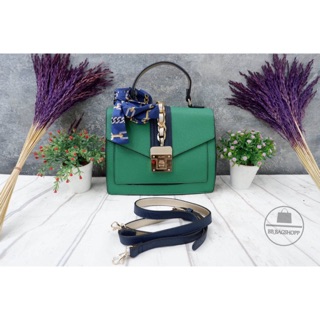 Aldo Scilva faux-leather handbag (outlet) สีเขียว