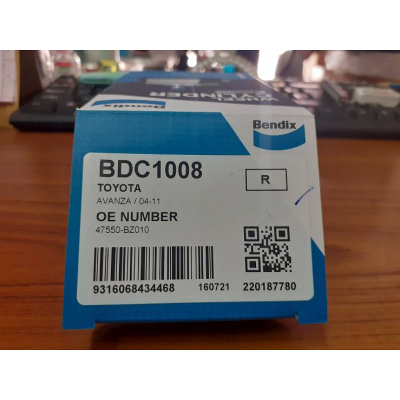 กระบอกเบรกเบ็นดิกซ์-โตโยต้า-อวันซ่าf600-ปี04-11-อวันซ่าf650-ปี12-16-ขวา-รหัส-bdc1008