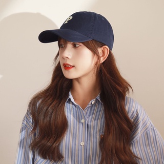 ภาพขนาดย่อของภาพหน้าปกสินค้าตัวอักษรเกาหลี P หมวกเบสบอลหญิงหมวกกีฬาหมวกนุ่มสีส้มสกปรก จากร้าน yifei082201.th บน Shopee