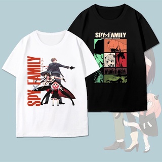 ▧◑เสื้อยืด พิมพ์ลายการ์ตูน Spy X Family Loid Forger Yor Briar Anya Forger แฟชั่นฤดูร้อน สําหรับผู้ชาย และผู้หญิง