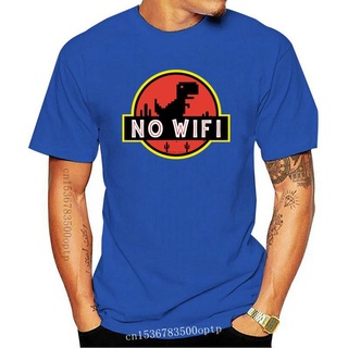 เสื้อยืดโอเวอร์ไซส์ขายดี เสื้อยืดคอกลม พิมพ์ลาย Uni big funny no wifi สไตล์คลาสสิก สําหรับผู้ชาย ONmgeo54ENaakg14S-3XL