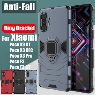 Cover Xiaomi Poco X3 NFC / X3 Pro / X3 GT / Poco F3 / F3 GT Shockproof Hybrid Hard Armor Stand Case