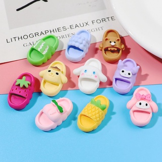 Crocs Jibbitz Crocs Charm รองเท้าแตะ ลายการ์ตูน แฮนด์เมด DIY สําหรับตกแต่งเคสโทรศัพท์ DIY