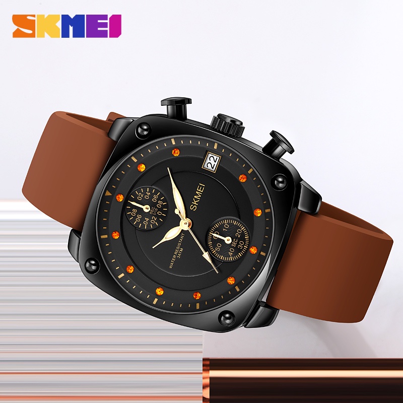 skmei-นาฬิกาข้อมือควอตซ์แฟชั่น-กันน้ํา-หรูหรา-เรียบง่าย-สําหรับบุรุษ