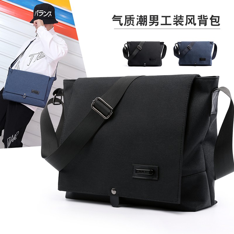 new-fashion-messenger-bag-กระเป๋าสะพายข้างผู้ชาย-crossbody-bags-กระเป๋าสะพายข้าง-กันน้ำ-กระเป๋าสะพายข้าง