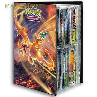 ภาพหน้าปกสินค้าMXFASHIONE Kawaii Pokemon Cards Album Cool Charizard Card Book Collection Folder Pokemon Map Binder Kids Toy Cartoon Anime Folder List Pocket Album 240pcs Models Game Card Holder Binder ที่เกี่ยวข้อง