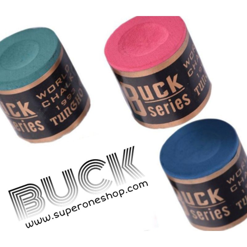 ภาพหน้าปกสินค้าชอล์กฝนหัวคิว Buck Series (1 ก้อน) **มี 2 สี** chalk ช็อคฝนหัวคิว จากร้าน super_1_shop บน Shopee