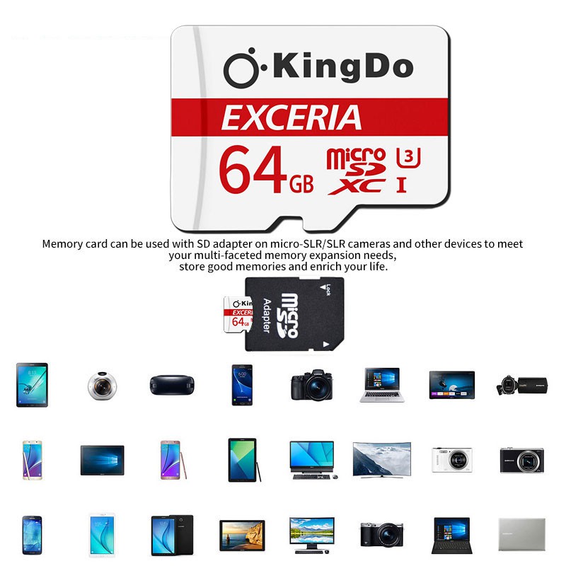sd-card-kingdo-เมมโมรี่-การ์ด-micro-32gb-64-gb-128gb-exceria-class-10