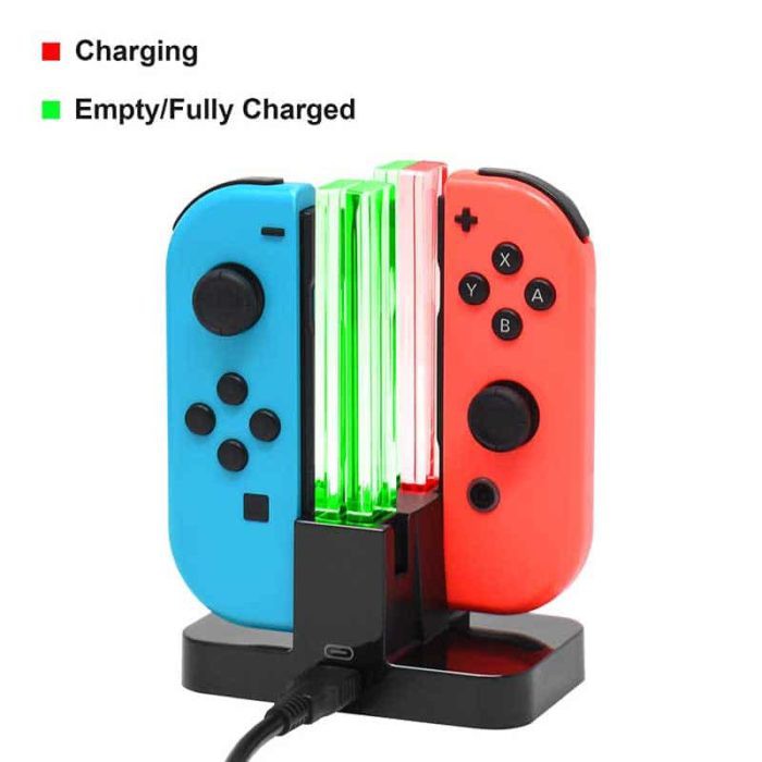 ภาพหน้าปกสินค้าที่ชาร์จจอยเกม Nintendo Switch joy con DOBE Charging For Nintendo Switch Joy-Con dobeแท้Nintendo Accessories จากร้าน gmconsole_bkp บน Shopee