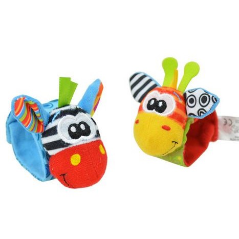 babybua-ตุ๊กตาข้อมือและถุงเท้าเสริมพัฒนาการ-พร้อมส่ง-foot-finder-and-wrist-rattle-set-ของเล่นเสริมพัฒนาการ